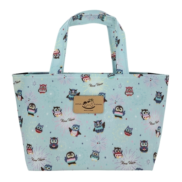Waterproof Owl Small Tote Handbag Purse - Picture 1 of 8